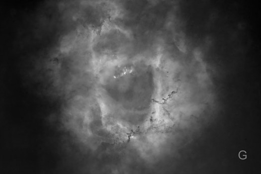 NGC 2237 - zelený kanál G