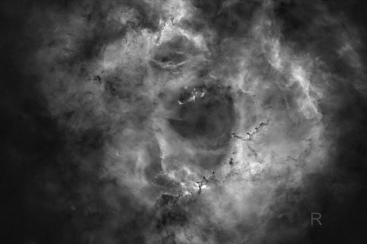NGC 2237 - červený kanál R