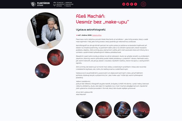 Vesmír bez „make-upu“